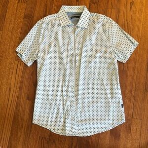 Stone Rose button down with small turtle print